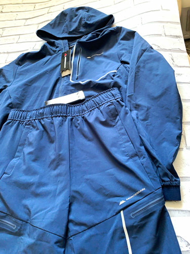 Monterrain men blue hooded - men's,